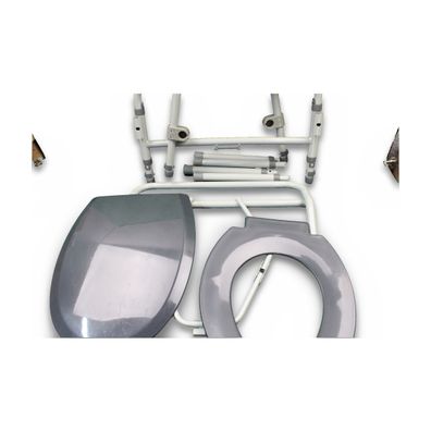 VEVOR Toilettenstuhl Nachtkommode höhenverstellbar 44-59cm 5,8L 158,8kg