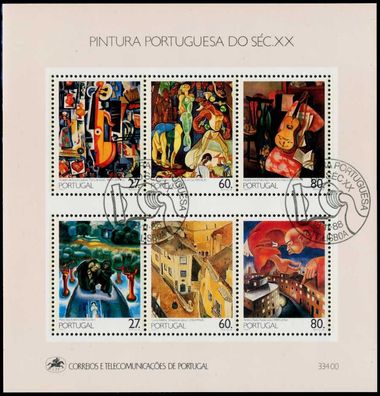 Portugal Block 62 zentrisch gestempelt X7DC24A