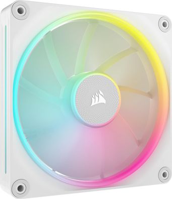Corsair iCUE LINK LX140 RGB 140mm PWM-Léfter Weiß Dual Light Loops