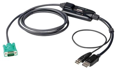 ATEN CV190 DisplayPort Konsolenkonverter fér KVM Switch USB bis 1080p
