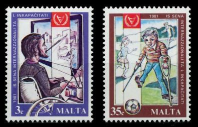 MALTA Nr 632-633 postfrisch X92541E
