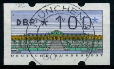 BRD ATM 1993 Nr 2-1.1-0100 zentrisch gestempelt X974236