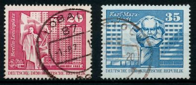 DDR DS AUFBAU IN DER Nr 1820-1821 gestempelt X68ACCA