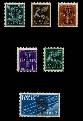 BES. 2WK Laibach Nr 39-44 postfrisch gepr. X6B27E6