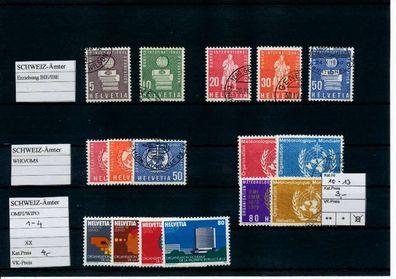 Schweiz-ämter Kleines LOT WIE Abgebildet X6C6D1E