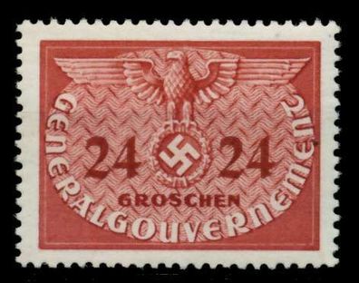 Generalgouvernement DIENST Nr 6 postfrisch X707902