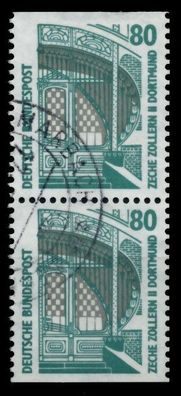 BRD Zusammendruck Nr 1342C + 1342D gestempelt SENKR PAAR X752A52
