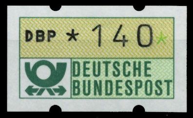 BRD ATM 1981 Nr 1-2-140 postfrisch X754C1E