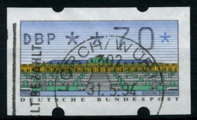 BRD ATM 1993 Nr 2-1.1-0070 gestempelt X75BFE6
