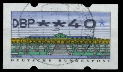 BRD ATM 1993 Nr 2-2.1-0040 gestempelt X75EE46