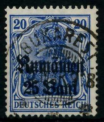 BES 1WK D-MV Rumänien Nr 11a zentrisch gestempelt X774526