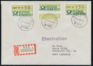 BRD ATM1-230 BRIEF MIF Starnberger Springer X7E44D6