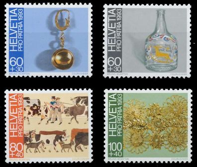 Schweiz PRO PATRIA Nr 1502-1505 postfrisch X6576D6