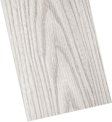 Livelynine Vinyl-Bodenfliesen selbstklebend Holzoptik Weiß 90x15 cm 22 Stéck