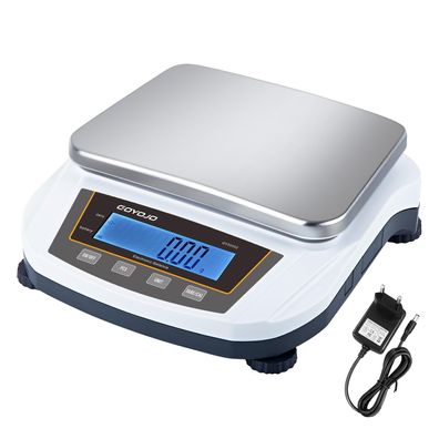 Goyojo Präzisionswaage 5000 g x 0,01 g Laborwaage Feinwaage mit LCD-Display
