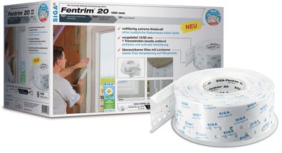 Siga Fentrim 20 Dichtungsband 25 m x 100 mm Innen Fensterdichtband