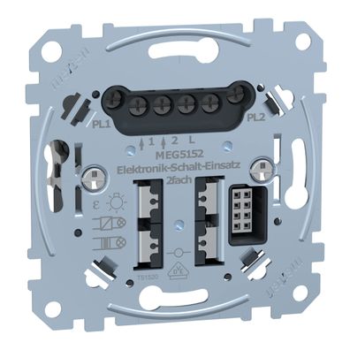 Schneider Electric Merten MEG5152-0000 Schalt-Einsatz 2-fach Defekt