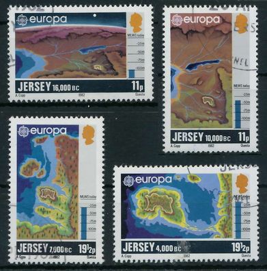 JERSEY 1982 Nr 278-281 gestempelt XAFB386