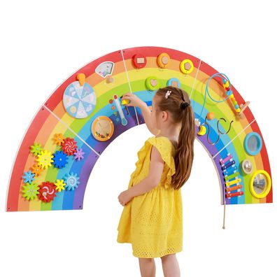 Spark & Wow Regenbogen Spieltafel Aktivitätscenter 10 Aktivitäten ab 18 Monate