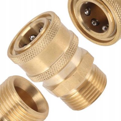 Rosfix Adapter M22x1,5 auf 1/4" Schnellkupplung – Messing | 14 mm Innenmaß