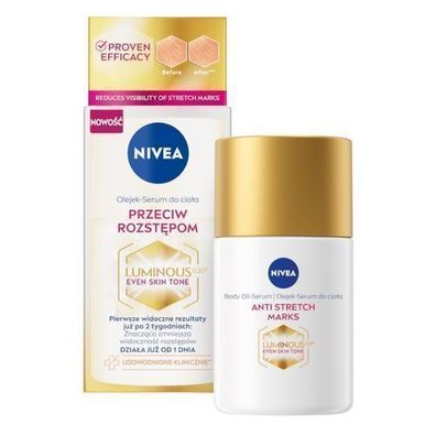 Nivea Luminous630 Koerper-Serumoel gegen Dehnungsstreifen, 100ml