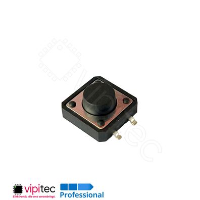 SMD Mikrotaster 12x12x6,5 Mini Taster Printschalter Drucktaster 12x12mm x 6.5mm