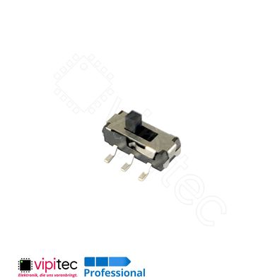 SMD Schiebeschalter SPDT 2 Positionen 12V 100mA -25..70°C 8,5x3,8x3mm 2mm Hebel