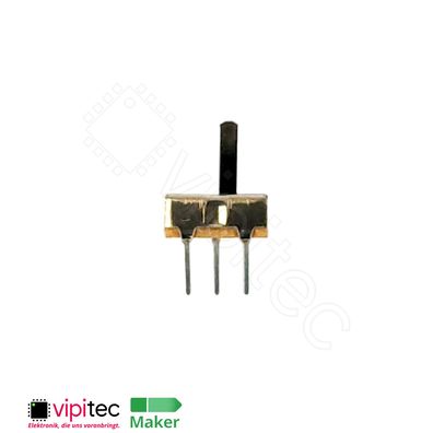 THT Schiebeschalter 8,5x3,7x3,5mm | mit 6 mm Hebel | 30V 50 mA 2 Positionen SPDT