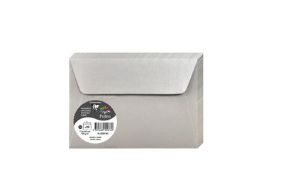 Clairefontaine Umschlag C6 Pollen 120g silber