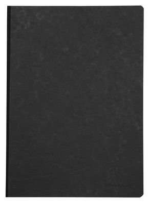 Clairefontaine Heft AgeBag A4 Leinen lin Rd 96Bl sw