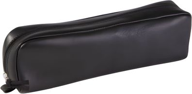 Clairefontaine Schlamperm Leder rechteckig 21x4x6 sw