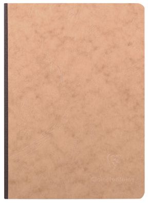 Clairefontaine Heft AgeBag A5 Leinen kar 96Bl br