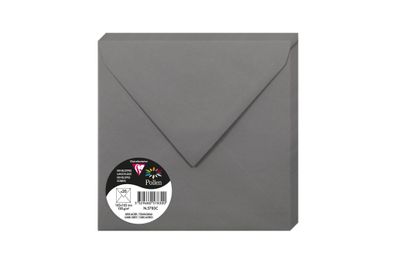 Clairefontaine Umschlag 165x165 dunkelgrau