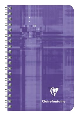 Clairefontaine Spiralheft 7.5x12 blanco 50Bl