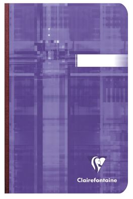 Clairefontaine Notizheft 11x17 gebunden kariert 96Bl