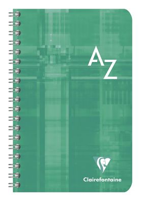 Clairefontaine Registerbuch 11x17 PP Spir kar 90Bl