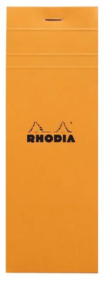 Rhodia Notizblock 74x210 geh kar 80Bl ora