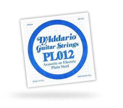 DAddario PL012 Einzelsaite - 012