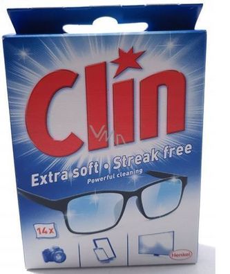 Clin Brillenreinigungstuecher, 14 Stueckpackung
