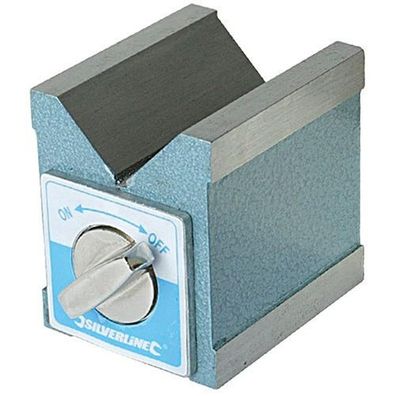 Silverline 244994 Magnetspannprisma 70 x 60 x 70 mm 3 Magnetflächen