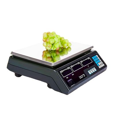 Elektronische Kéchenwaage 40 kg digital LCD-Display Edelstahl hochpräzise