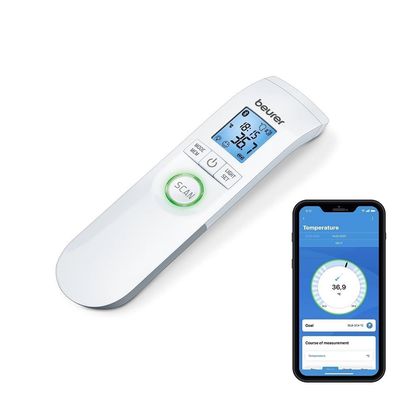 Beurer FT 95 Bluetooth Infrarot-Fieberthermometer kontaktlos mit App