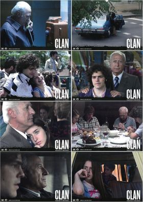 El Clan - 8 Original Kino-Aushangfotos - Guillermo Francella - Filmposter
