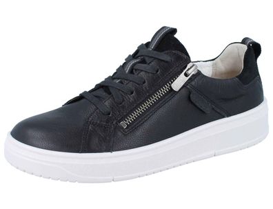 LEGERO Damen Sneaker schwarz Nappa Veloursleder