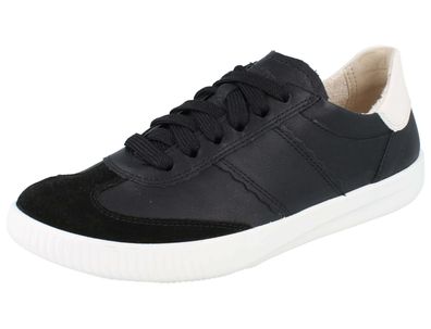 LEGERO Silence Damen Sneaker schwarz Lederkombination