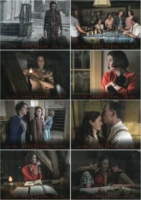 Das Tagebuch der Anne Frank - 8 Original Kino-Aushangfotos -Lea van Acken -Filmposter