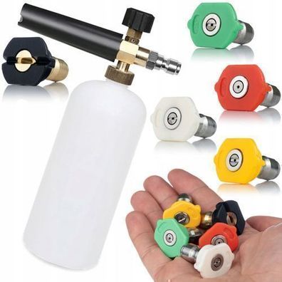 Rosfix Set Spritzdüsen + Schaumsprüher – 1/4" Schnellkupplung | 250 bar
