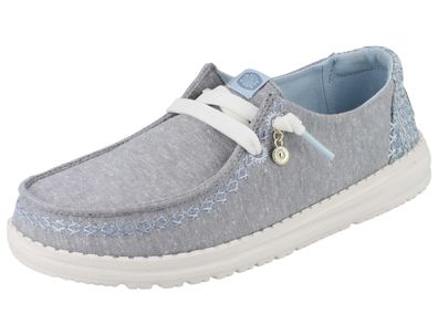 HEY DUDE Wendy Break Surf Damen Schlupfsneaker grau Textil