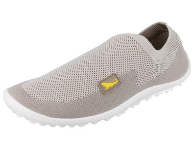 Leguano Score Damen Barfußschuhe Slipper beige Textil