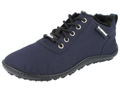 Leguano Galaxo Barfußschuhe gefüttert dunkelblau Textil